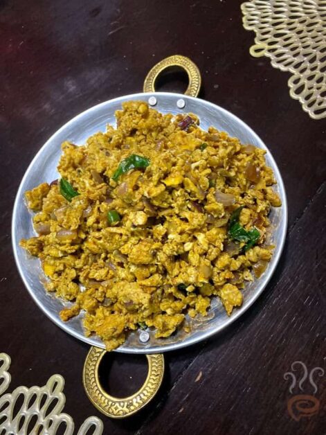 Kerala Style Egg Burji