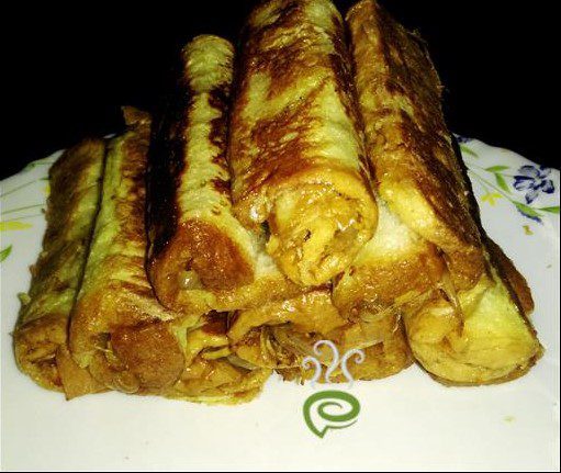 Bread Sticks With Chicken Filling