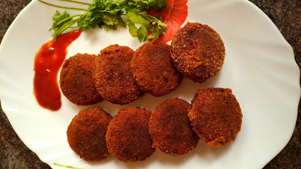 Indian Coffee House Style Vegetable Cutlet