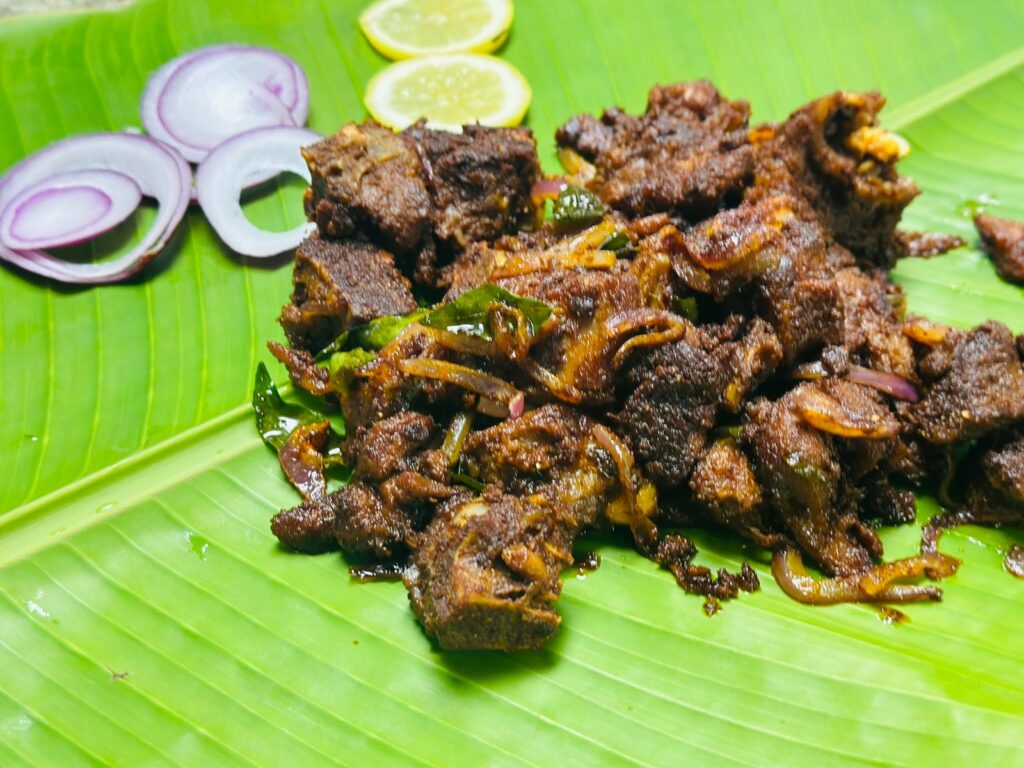 Kerala Style Mutton Fry With Video