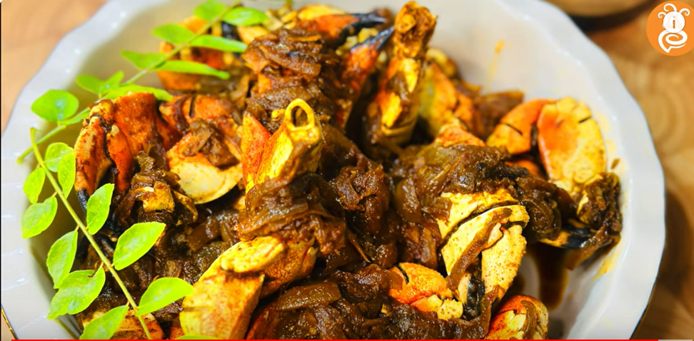 Kerala Crab Peralan | Crab Roast With Video