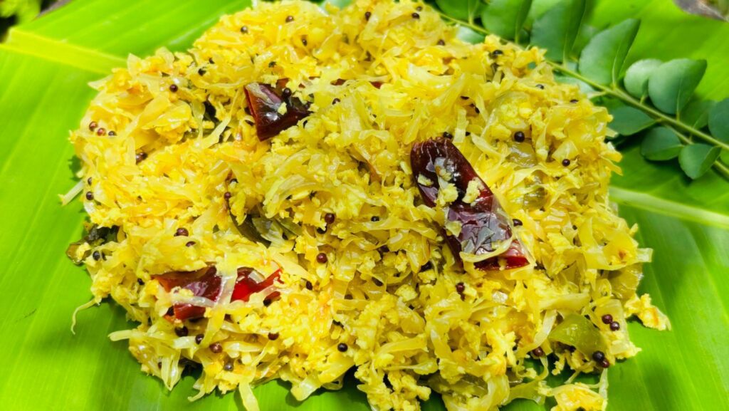 Sadya Special Easy Cabbage Thoran With Video