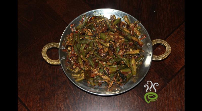 Mushroom And Ladies Finger Stir Fry