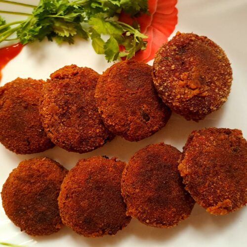 Indian Coffee House Style Vegetable Cutlet