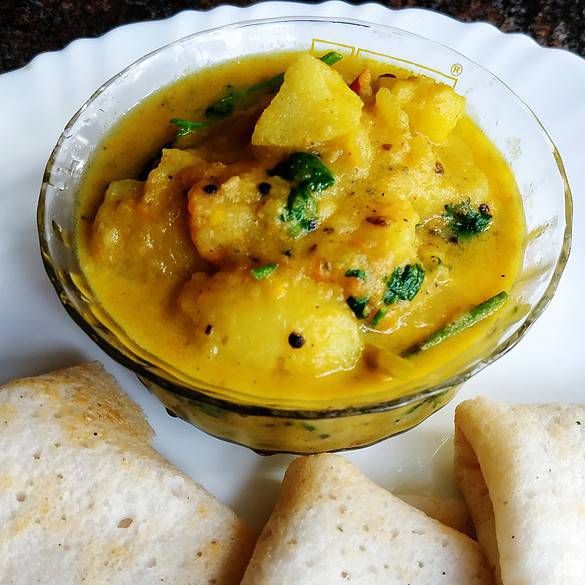 Easy potato kurma