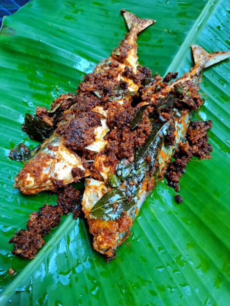 Crispy Masala Fish Fry With Coconut